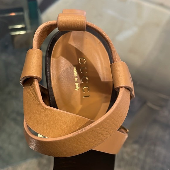 Gucci Leather and Wood Stilleto - Picture 2 of 11